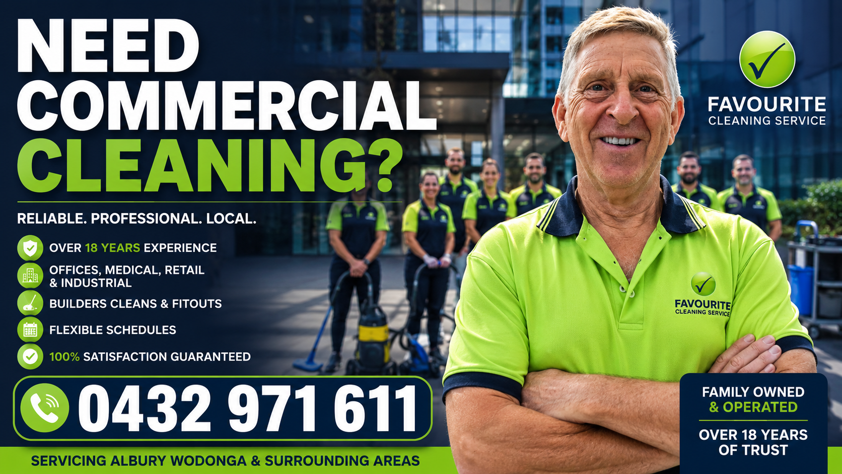 Call Favourite Cleaning Service