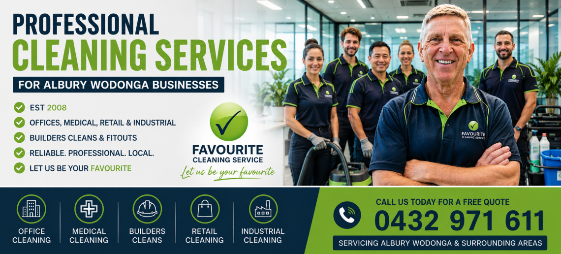 Albury Commercial Cleaning | Office Cleaning Albury Wodonga
