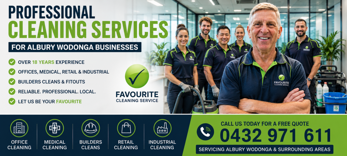 Albury Commercial Cleaning | Office Cleaning Albury Wodonga
